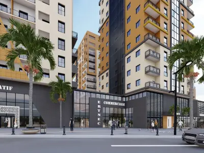 promotionnel residential  Low-poly 3D model