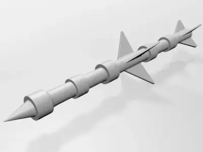 Missile 09 3D model