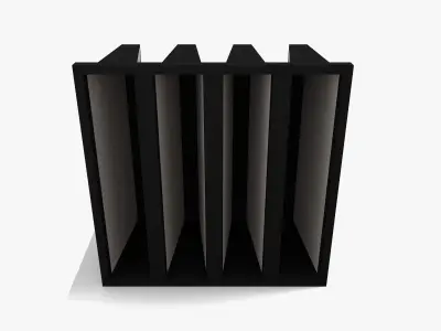 Rigid Bag Filter 3D model