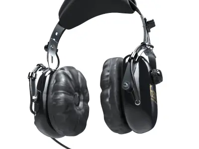 Pilots Headset 3D model