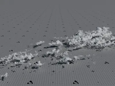 VDB Cumulonimbus Cloud Field 11 3D model