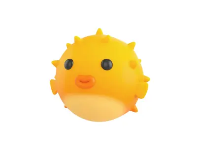 Puffer Fish 3D model