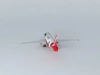 AirAsia India Airbus A320 216 The Pioneer Alta Aviation Special Free 3D model