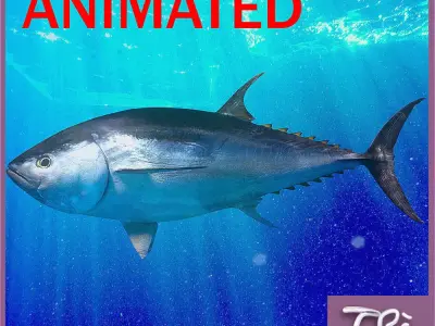 TUNA BLUEFIN 3D model
