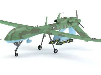 MQ 1C GRAY Free 3D model