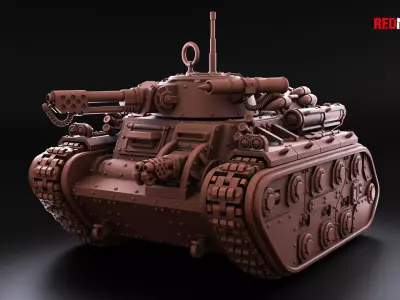 Armored Flamethrower - Imperial Force 3D print model