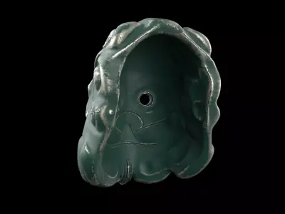 scifi mask 3D model