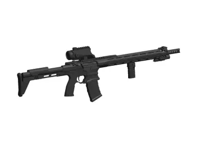 AR-15 Rifles 3D model