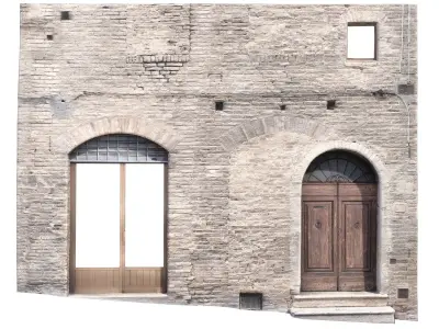 3D Scanned Italian Facade 006 3D model