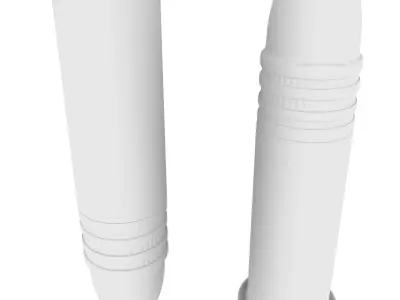 22 Long Rifle Cartridge 3D model