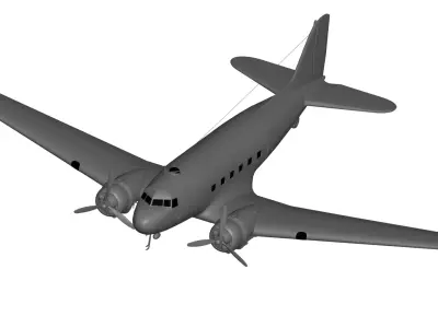 Douglas C-47 Skytrain 3D model
