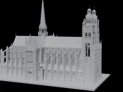 Gothic Cathedral 3D model