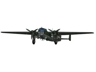 Dornier Do217 K-2 3D model