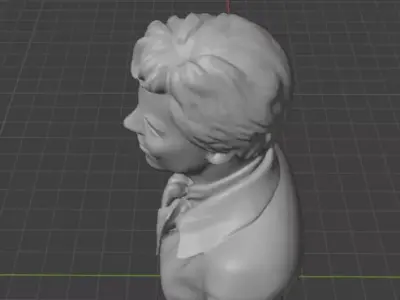 Amelia Earhart 3D print model