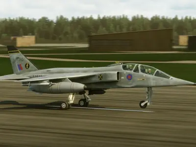 Sepecat Jaguar T2 3D model