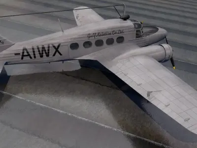 Avro 652 Anson C-1 3D model