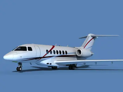 Hawker Siddley 4000 V08 3D model