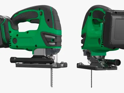 Cordless Jig Saw 3D model