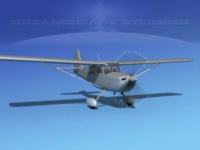 Bellanca Citabria 7KC Bare Metal 3D model
