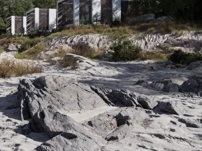  Medium Stepped Beach Rock Model 