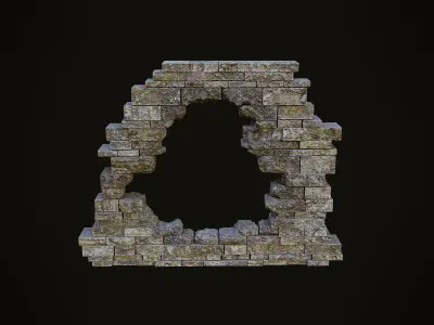 Ancient Stones Pack Low-poly 3D model