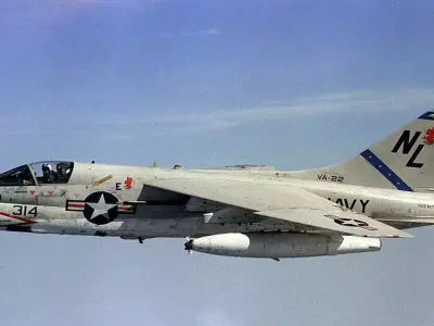 Vought F-8 Crusader 3D model