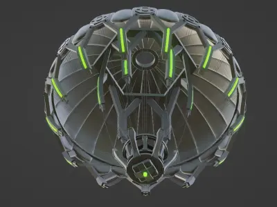 Future Parachute 3D model