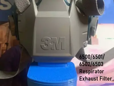 3M 6500 Half Respirator Exhaust Valve Filter HALF PRICE SALE 3D model
