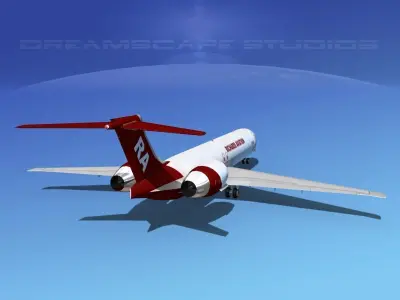 McDonnell Douglas MD-87 Richards Aviation 3D model