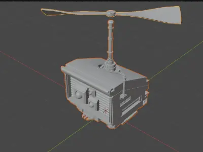 Drone  Helicopter 3D model