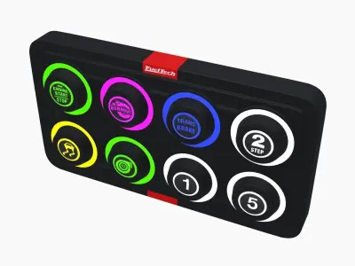 FuelTech SwitchPanel-8 Mini Low-poly 3D model