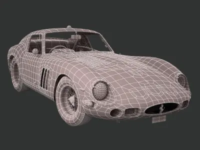 Ferrari 250 GTO - 3767 GT - No Engine 3D model