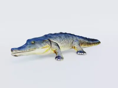 Crocodile Free 3D model
