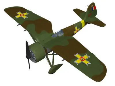 PZL P24e 3D model