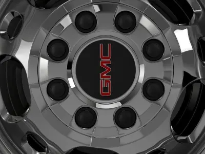 GMC Sierra 2500HD 2wd crew2009 rim 3D model