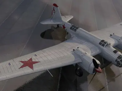 Tupolev SB-2M-100 Early 3D model
