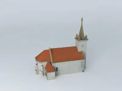 Szentmihályfa rk temploma Kostol Michal na Ostrove Free 3D model