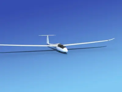 Duo Discus Sailplane 3D model
