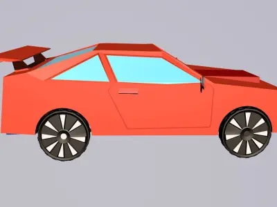 Racing car Free 3D model