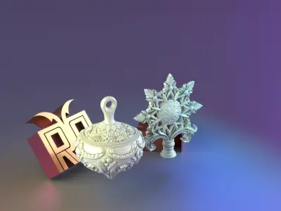 Christmas tree decoration Free 3D print model