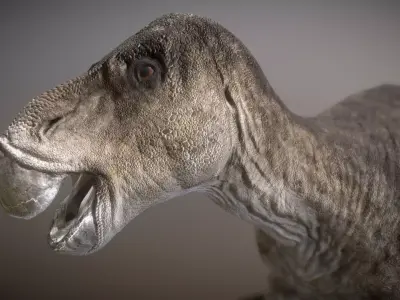 Iguanodon Low-poly 3D model