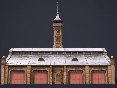 Old Fire Department 3D model