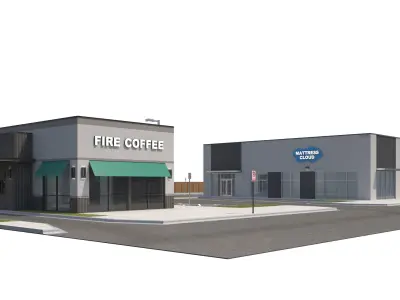 Retail-143 Retail Stores 3D model