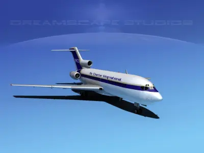 Boeing 727-100 Air Charter Intl 3D model