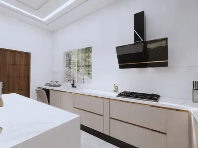 big 2 gloss kitchen Free 3D model