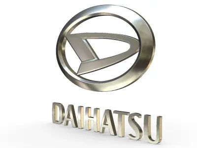 daihatsu logo 3D model