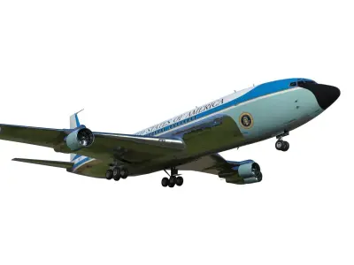 Boeing VC-137 C Air Force One 3D model