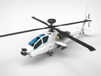 AH-64 Apache WHT 3D model