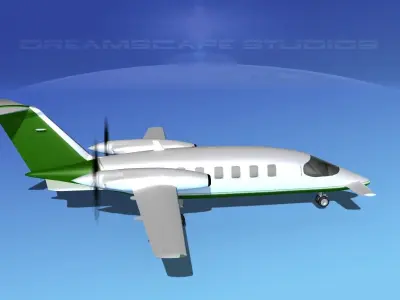 Piaggio Avanti P180 V12 3D model