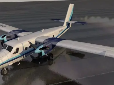 De Havilland Canada DHC-6 Twin Otter 3D model